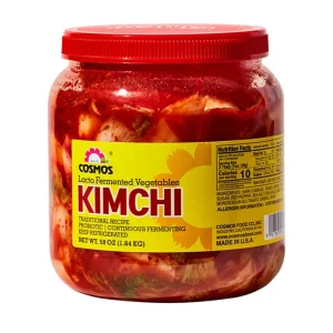Kimchi Napa Cabbage, Traditional Korean Style, 32 oz Jar
