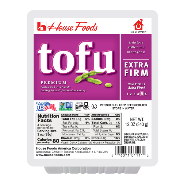 House Foods Premium Tofu Extra Firm 12 oz package