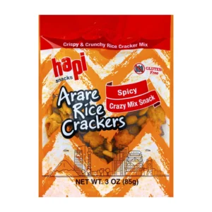 Hapi Arare Spicy Crazy Mix, 3 oz, 12 ct Case
