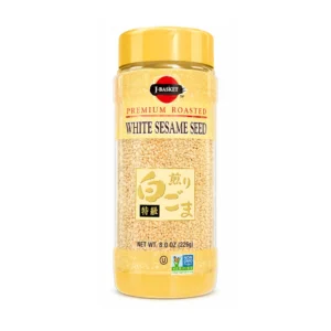 J-Basket Roasted White Sesame Seeds, 3.5 oz, 12 ct Case
