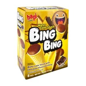 Hapi Bing Cone Snack Chocolate, 2.5 oz, 15 ct Case