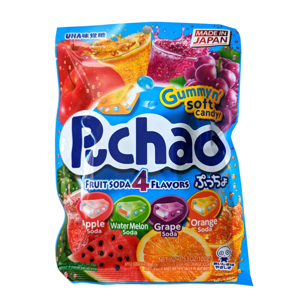Uha Puchao 4 Flavors, 3.5 oz, 12/6 ct Case