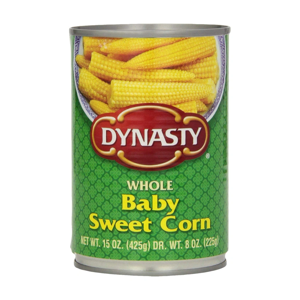 Dynasty Cut Baby Corn, 15 oz, 12 ct Case