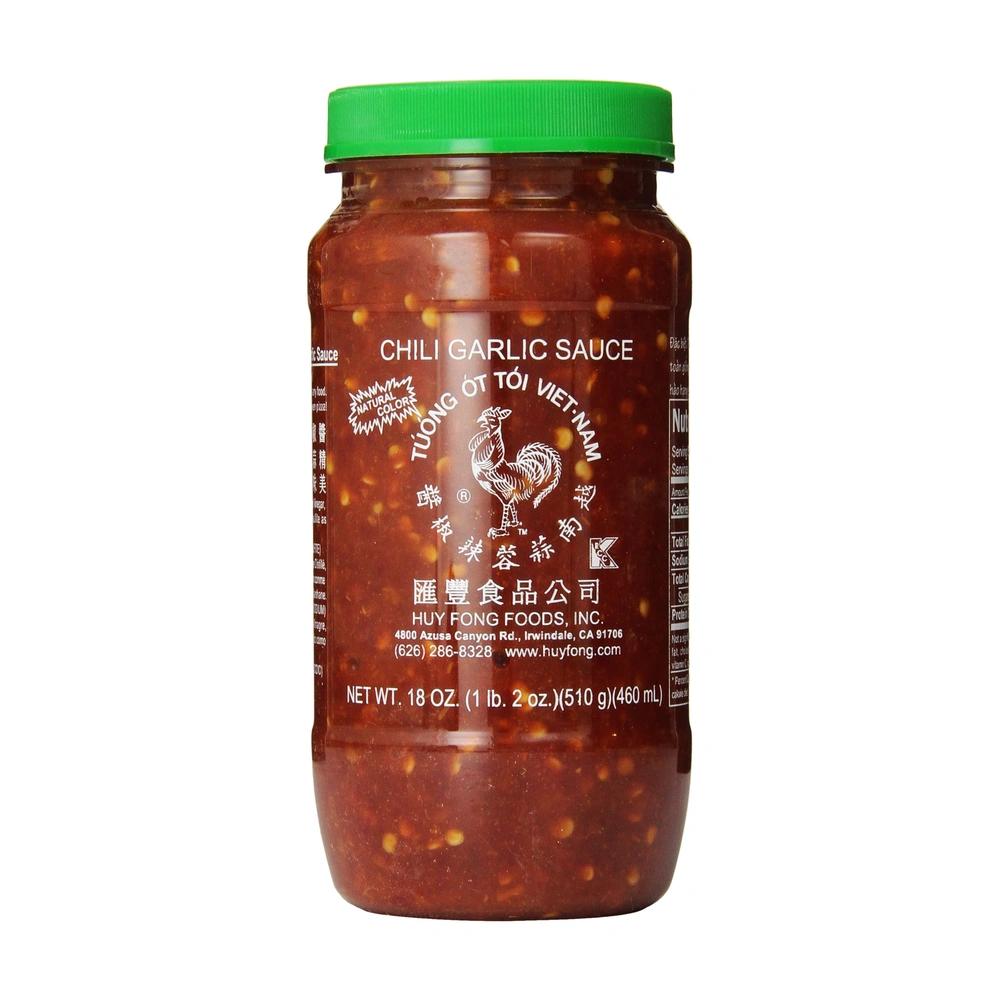 Huy Fong Hf Chili Garlic Sauce, 8 oz, 24 ct Case