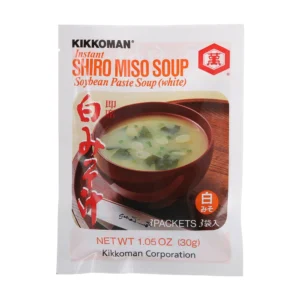Kikkoman Instant Shiro Miso Soup, 1.05 oz, 2/12 ct Case