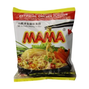 Mama Inst Chicken Soup Noodles, 90 g, 6/20 ct Case