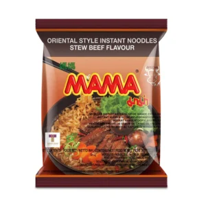 Mama Inst-Noodles Stew Beef, 60 g, 3/30 ct Case
