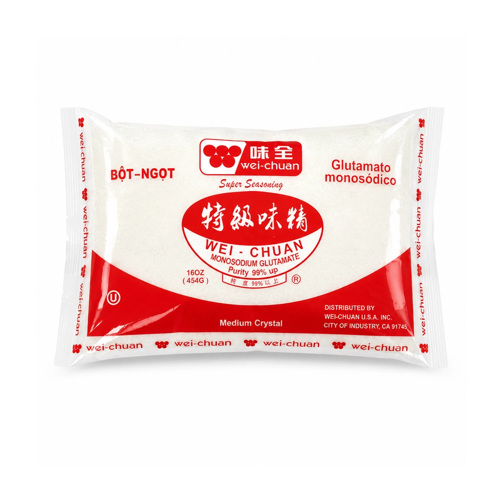 Wei-Chuan Monosodium Glutamate, 8 oz, 100 ct Case