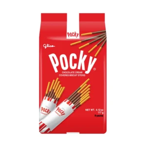 Glico Pocky Chocolate 9P, 4.13 oz, 4/5 ct Case