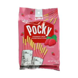Glico Pocky Strawberry 9P, 3.81 oz, 4/5 ct Case