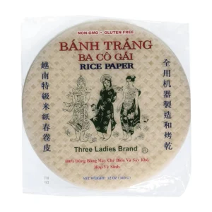3LADIES Rice Paper 22CM, 12 oz, 44 ct Case