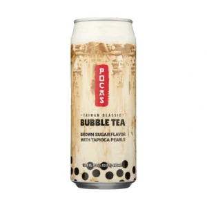 Pocas Bubble Tea Brn Sugar, 16.5 oz, 24 ct Case