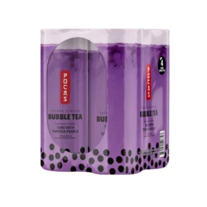 Pocas Bubble Tea Taro, 16.5 oz, 24 ct Case