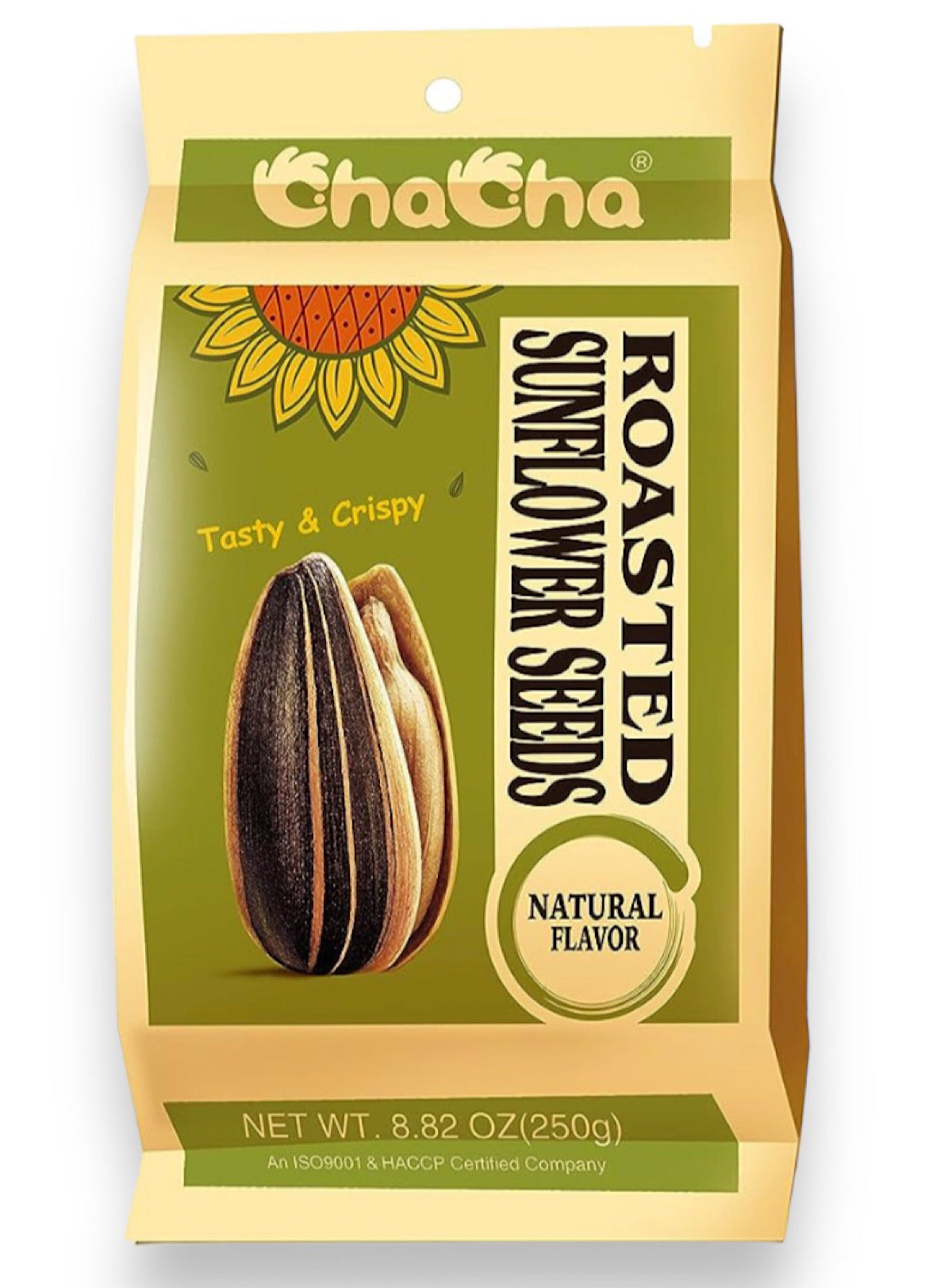 ChaCha roasted sunflower seeds, Natural Flavor, 250 g bag