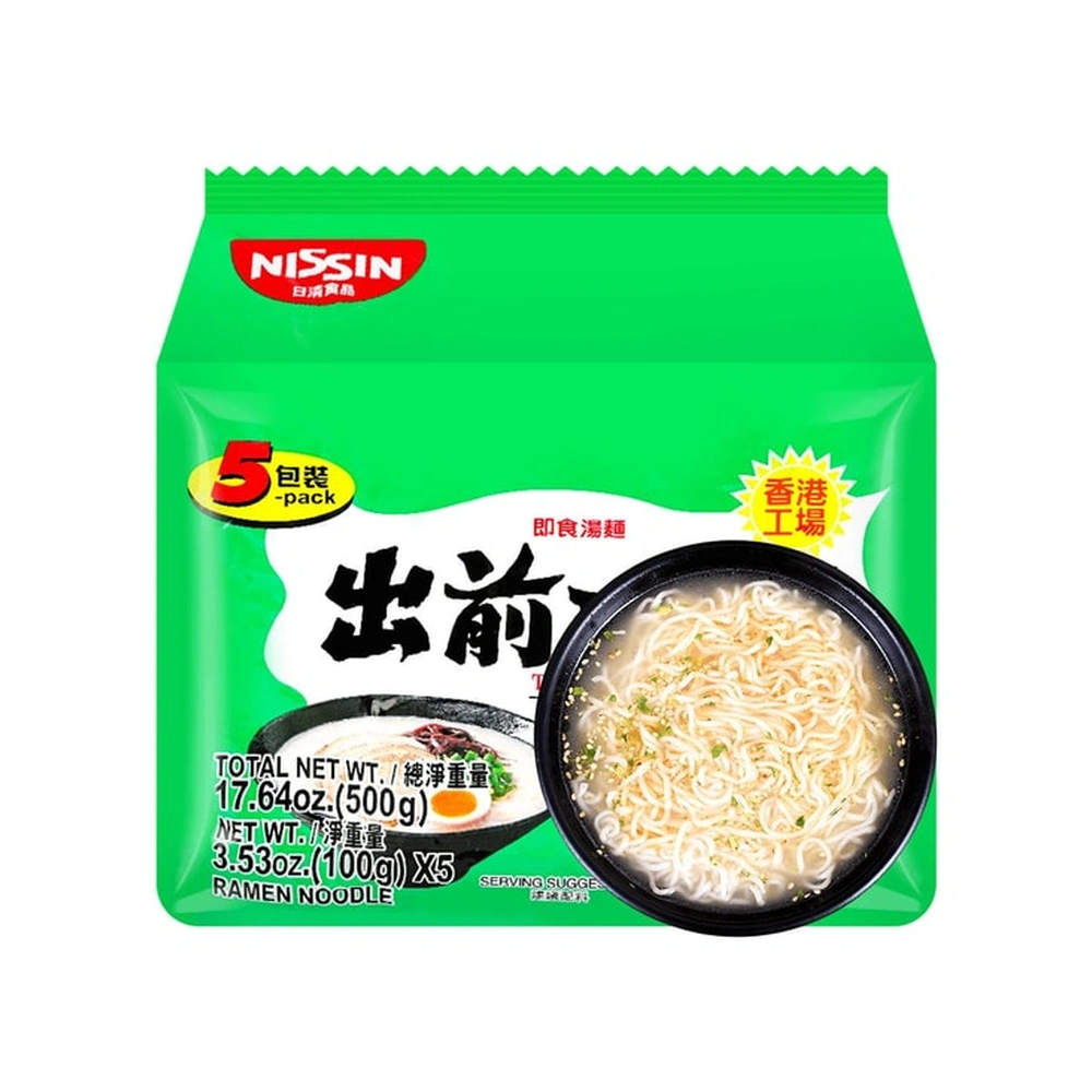 Nissin Inst-Noodles Tonkotsu Flv, 100 g, 3/30 ct Case