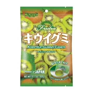 Kasugai Kiwi Gummy, 3.77 oz, 2/12 ct Case