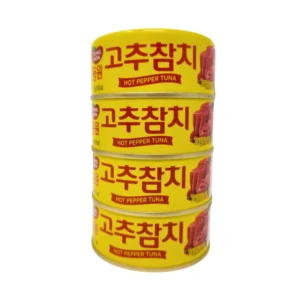 Dongwon Dw Tuna Double Hot Pepper, 4.8 oz, 48 ct Case