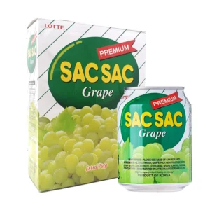 Lotte Sacsac Grape, 238 ml, 6/12 ct Case