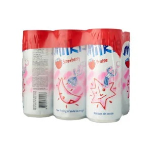 Lotte Milkis Strawberry Drink, 8.45 oz, 5/6 ct Case