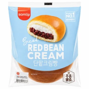 Samlip Cream Red Bean Bread, 3.7 oz, 36 ct Case