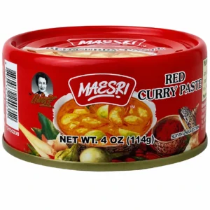 Maesri Red Curry Paste, 4 oz, 48 ct Case