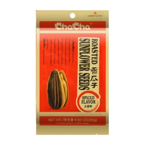 Chacha Sunflower Seeds Spicy, 250 g, 18 ct Case