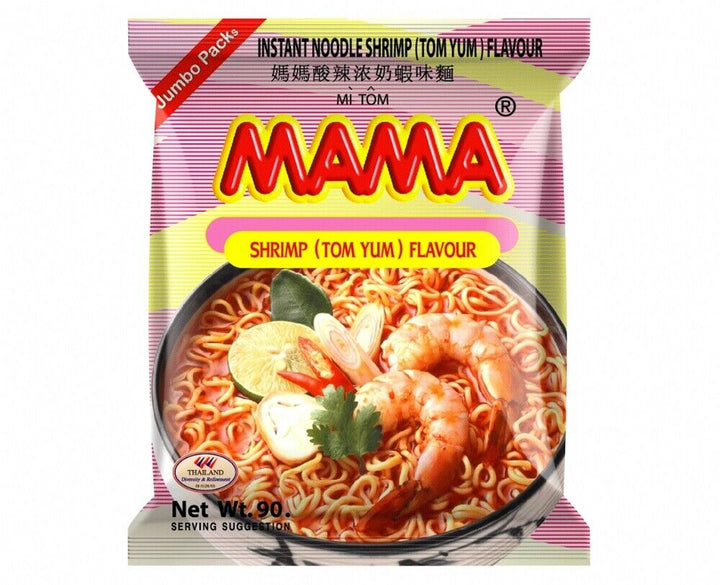 MAMA shrimp tom yum instant noodles, 90 g jumbo pack
