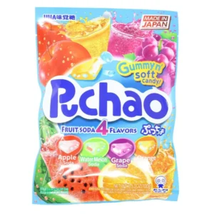 Uha Mikakuto Puchao Fruit Soda, 3.53 oz, 12/6 ct Case