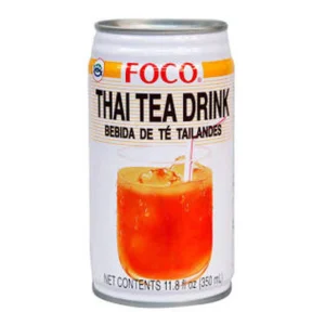 Foco Thai Tea Drink, 11.8 oz, 24 ct Case