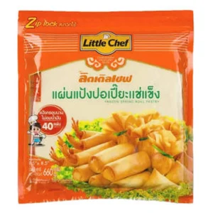 Little Chef Wchef1 Spring Roll Skin L.c, 660 g, 20 ct Case