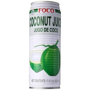Foco Coconut Drink, 17.6 oz, 24 ct Case