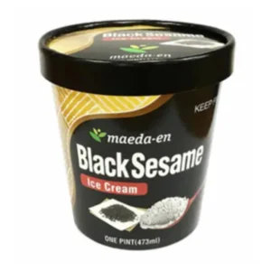 Maeda-En Black Sesame Ice Cream, 16 oz, 8 ct Case