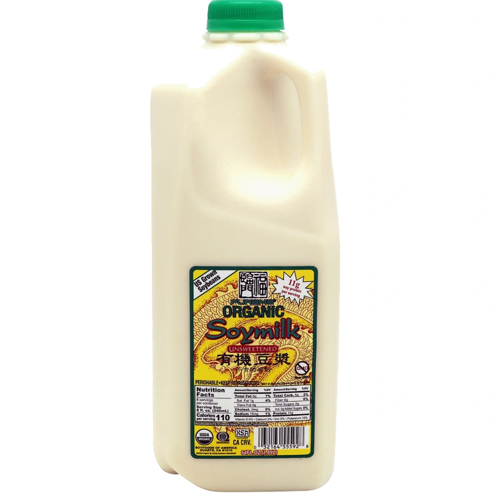 Furama Organic Soy Milk Fresh, 64 oz, 8 ct Case