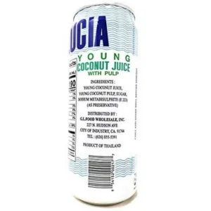 Lucia Coconut Juice with Plup, 10.5 oz, 24 ct Case