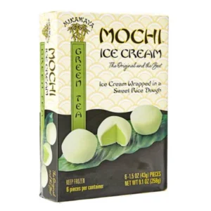 Mikawaya Mochi Ice Green Tea, 9.1 oz, 12 ct Case