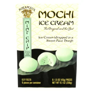 Mikawaya Mochi Ice Mint Chip, 9.1 oz, 12 ct Case