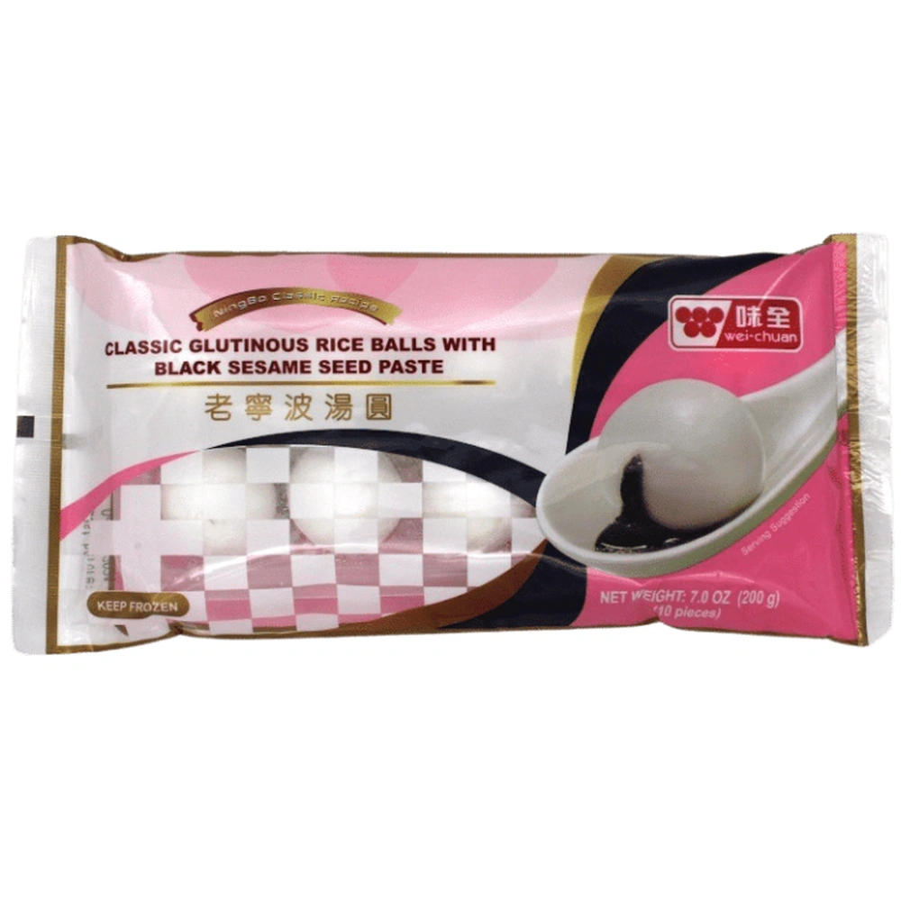 Wei-Chuan Black Sesame Rice Ball, 14 oz, 20 ct Case