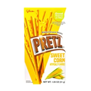 Glico Pretz Sweet Corn, 1.09 oz, 12/10 ct Case