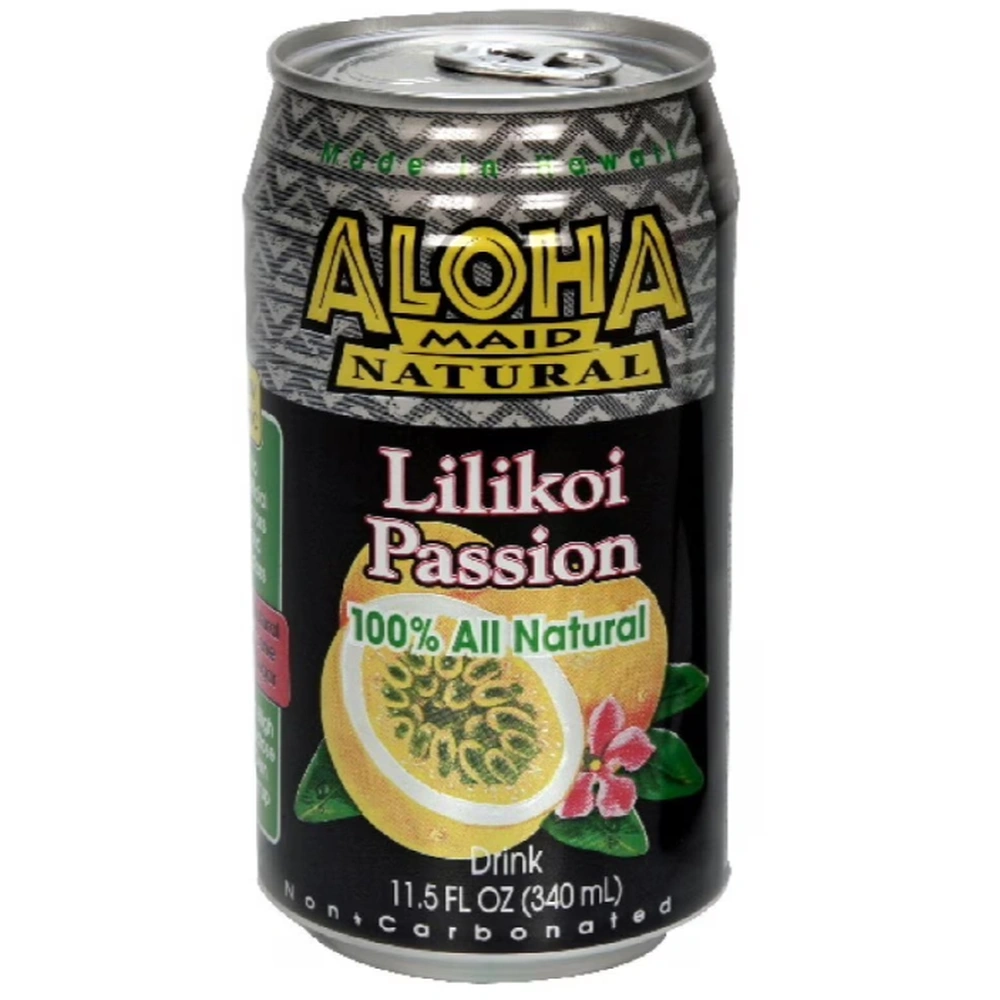 Aloha Maid Aloha Lilikoi Passion, 11.5 oz, 24 ct Case