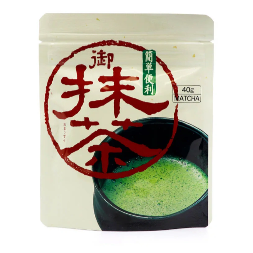 Hamasaen Green Tea Powder Omaccha, 1.41 oz, 20 ct Case