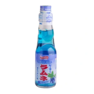 Shirakiku Ramune Blueberry, 6.7 oz, 30 ct Case
