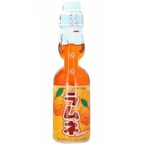 Yappari Ramune Orange, 6.6 oz, 30 ct Case