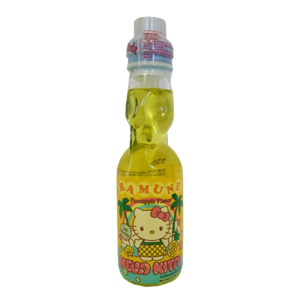Yappari Ramune Pineapple, 6.6 oz, 30 ct Case