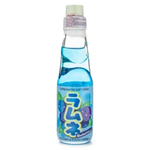 Yappari Ramune Blueberry, 6.6 oz, 30 ct Case