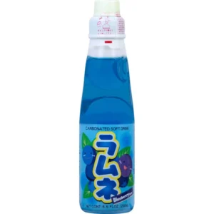 Yappari Ramune Blueberry, 6.6 oz, 30 ct Case