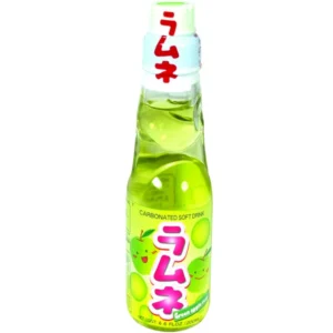 Yappari Ramune Green Apple, 6.6 oz, 30 ct Case