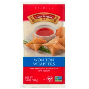 Twin Dragon Jsl Wonton Wrapper, 14 oz, 12 ct Case