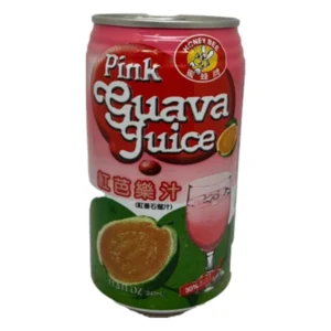 Honey Bee HB Pink Guava Juice, 12 oz, 24 ct Case