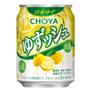 Choya Yowanai Yuzu Soda, 350 ml, 24 ct Case