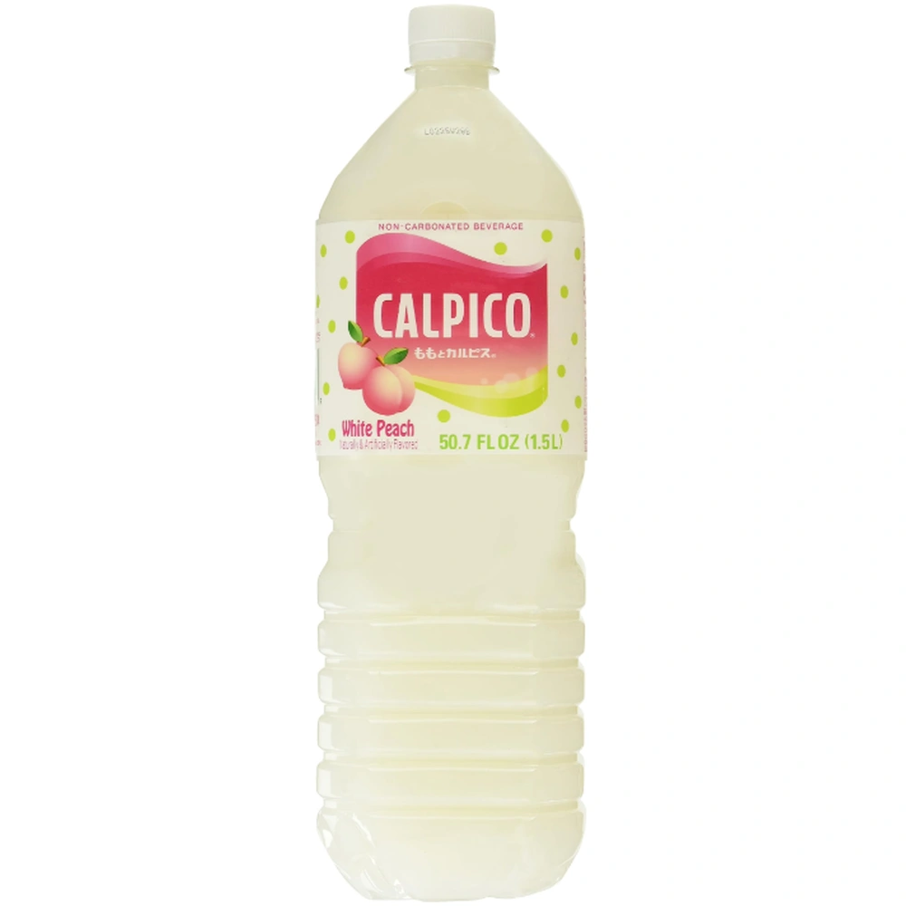Calpis Calpico Water Peach, 50.7 oz, 8 ct Case